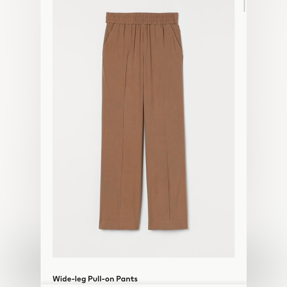 Wide-leg Pull-on Pants